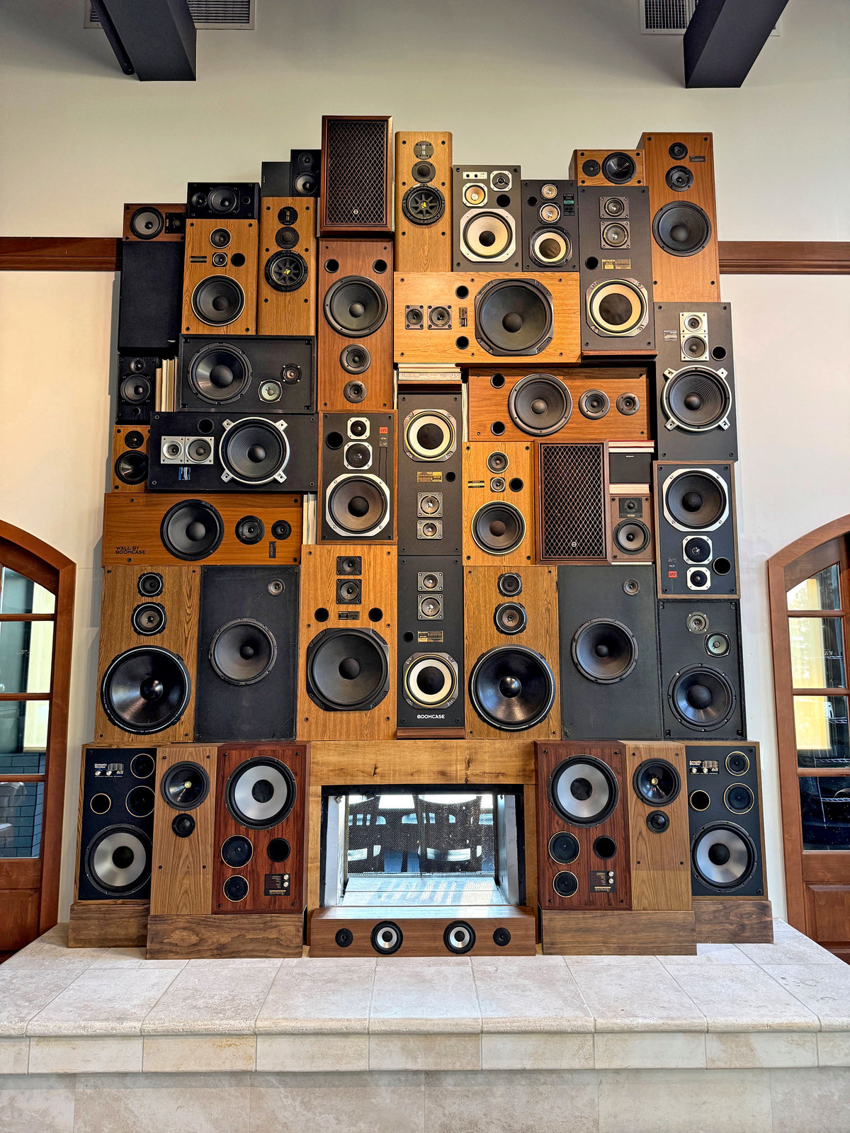 Custom Speaker Wall