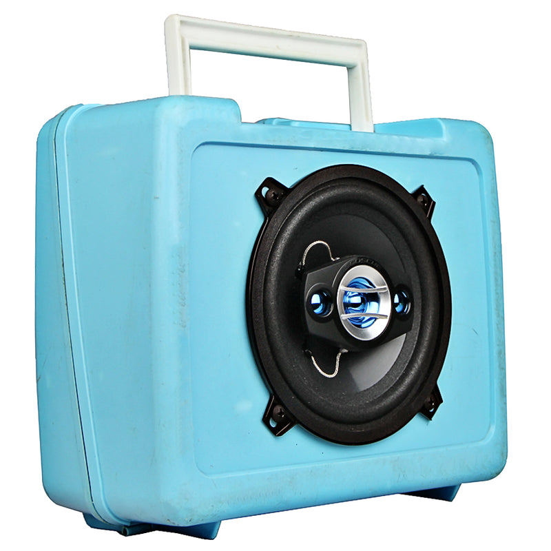Vintage Lunchbox Smurf Speaker BoomBox by BoomCase 