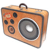 Well Traveled 200 Watt BoomCase - Vintage Suitcase BoomBox Suitcase Speaker w/ Bluetooth
