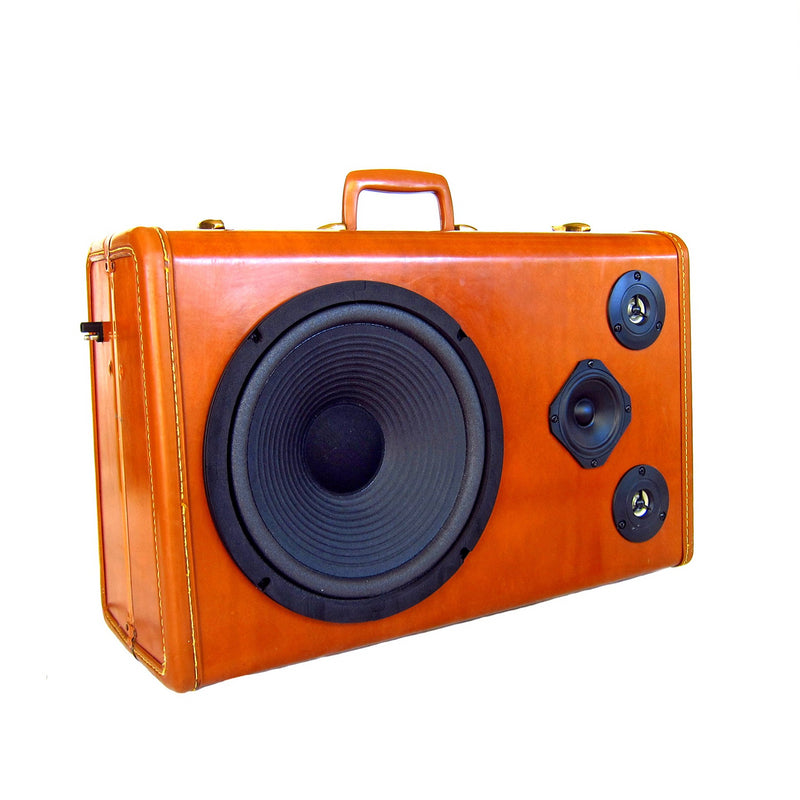 Classic Sammy 200 Watt BoomCase - Vintage Suitcase BoomBox Suitcase Speaker w/ Bluetooth