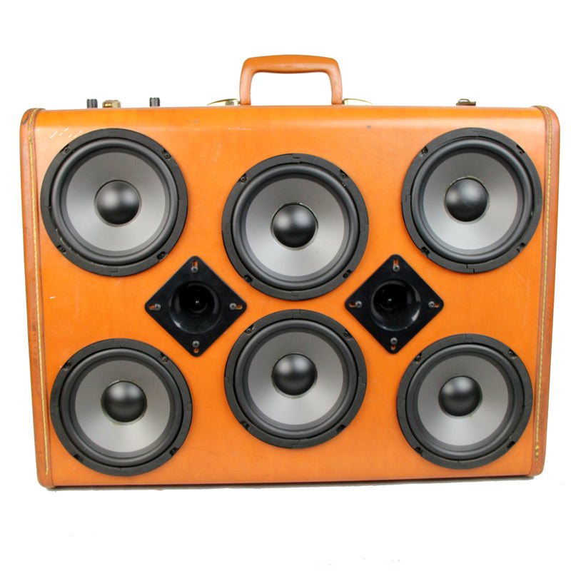 Vintage Suitcase BoomBox Speaker BoomCase Luggage Bluetooth