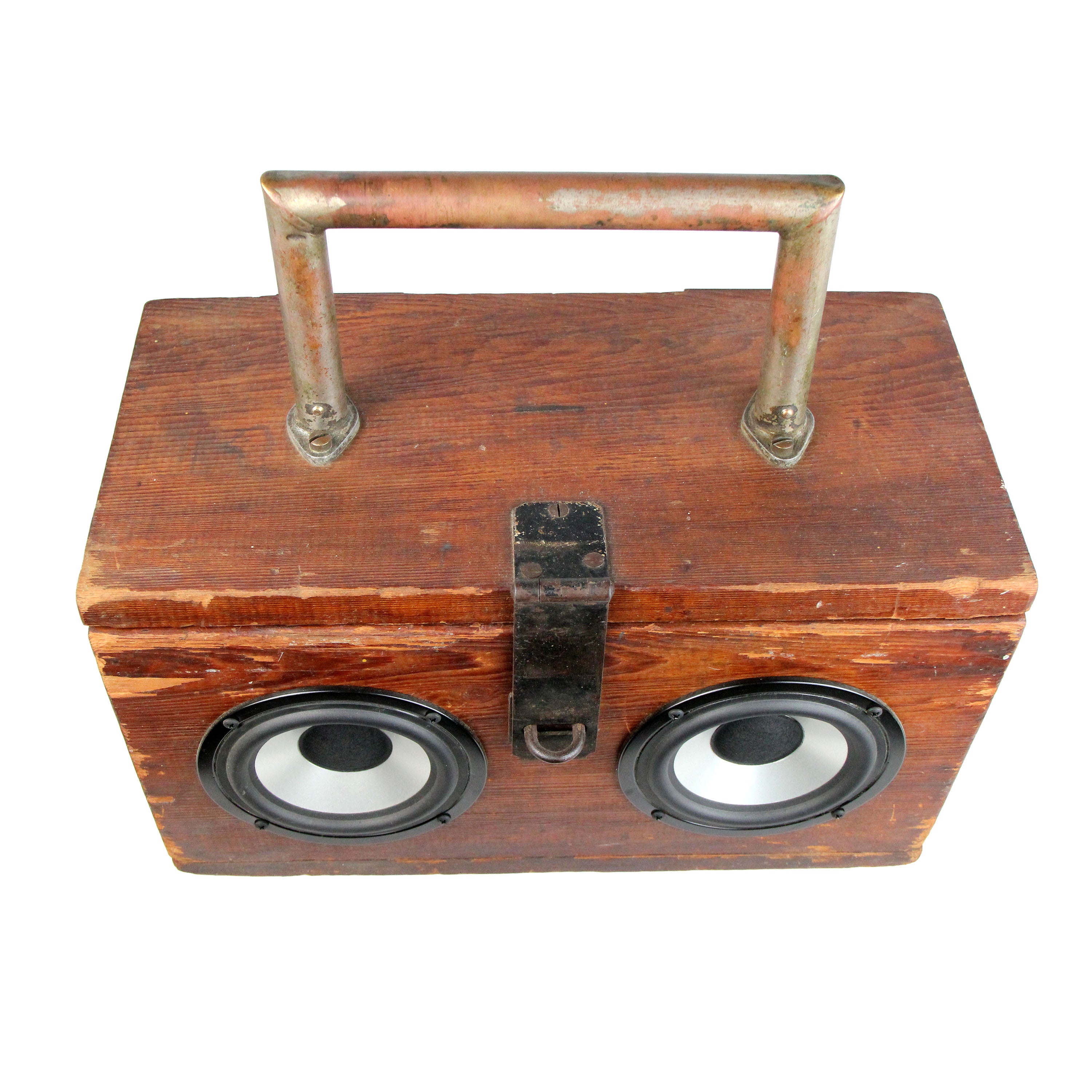 The Lumber Jack Woodgrain - Vintage Suitcase BoomBox – The