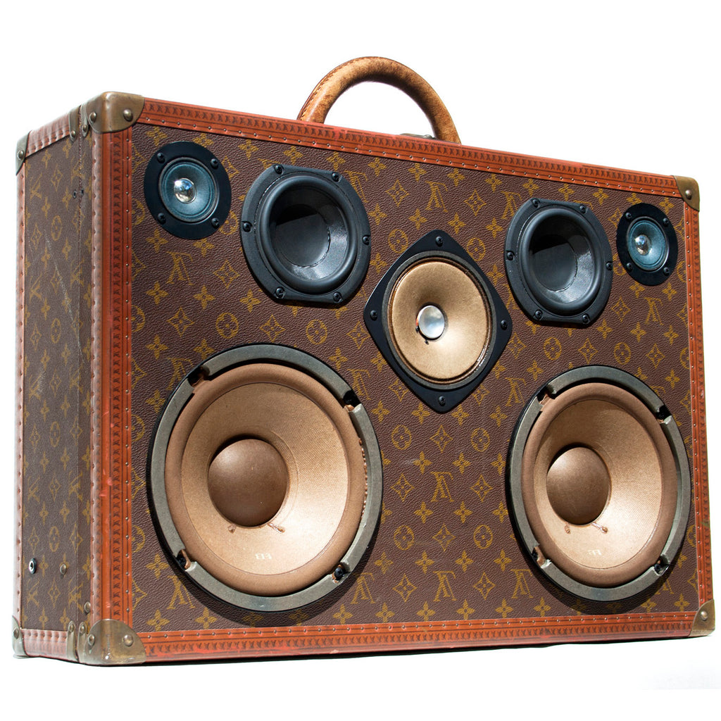 Louis Vuitton Custom 400 Watt BoomCase - Vintage Suitcase BoomBox Suitcase Speaker w/ Bluetooth