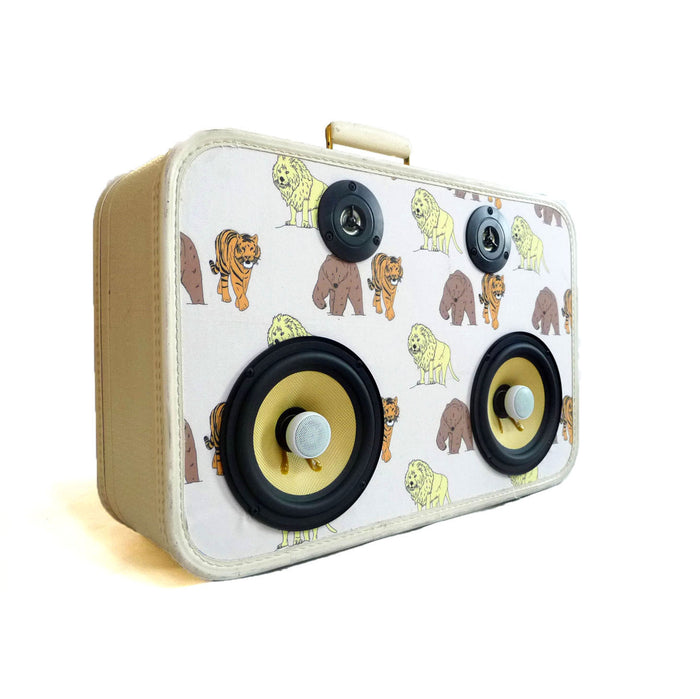 BoomCase x AMBSN 200 Watt BoomCase - Vintage Suitcase BoomBox Suitcase Speaker w/ Bluetooth