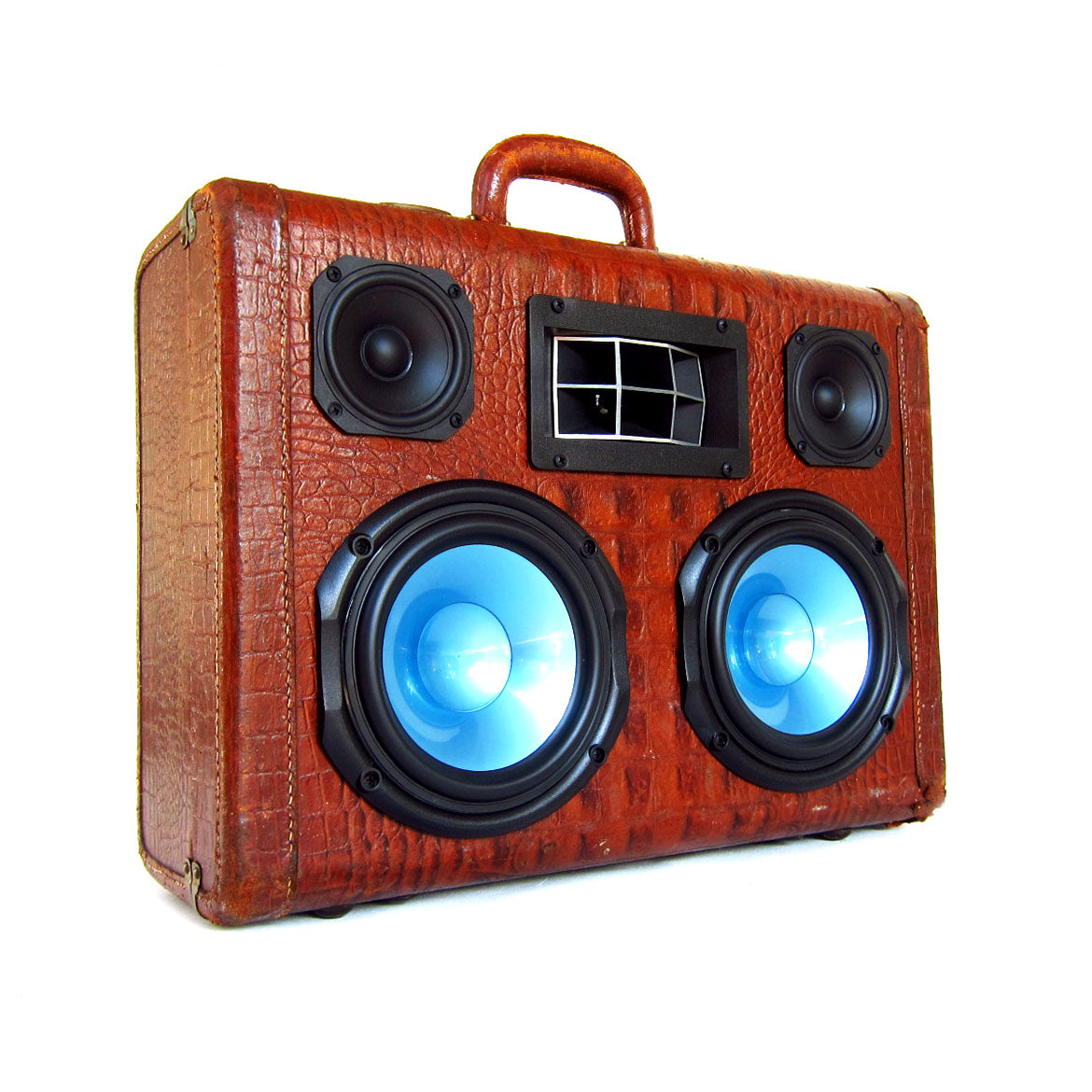 Gator Blaster 200 Watt BoomCase - Vintage Suitcase BoomBox Suitcase Speaker w/ Bluetooth