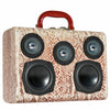 Mini Snake 50 Watt BoomCase - Vintage Suitcase BoomBox Suitcase Speaker w/ Bluetooth