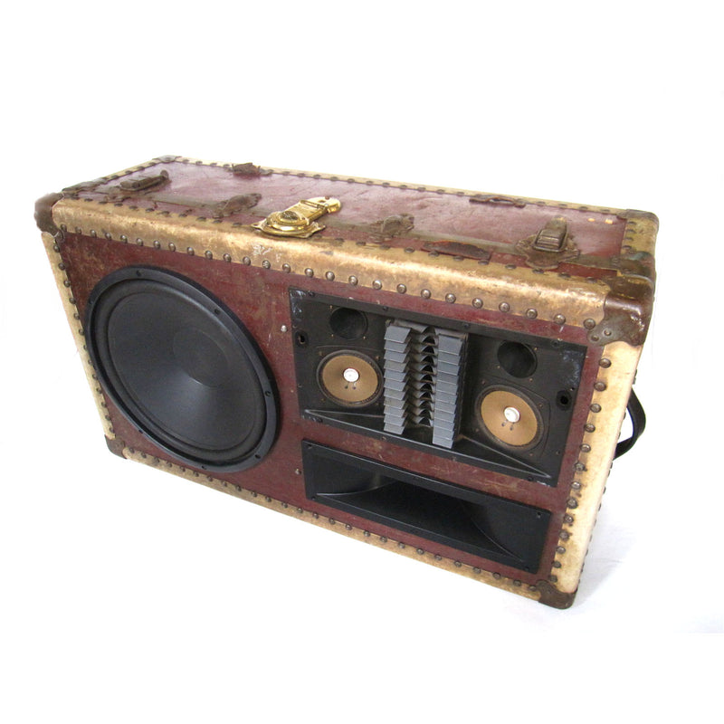 Count Thumpula 400 Watt BoomCase - Vintage Suitcase BoomBox Suitcase Speaker w/ Bluetooth