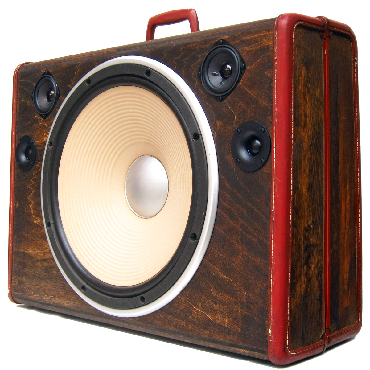 Cyclops Deluxe 200 Watt BoomCase - Vintage Suitcase BoomBox Suitcase Speaker w/ Bluetooth