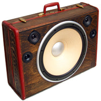 Cyclops Deluxe 200 Watt BoomCase - Vintage Suitcase BoomBox Suitcase Speaker w/ Bluetooth