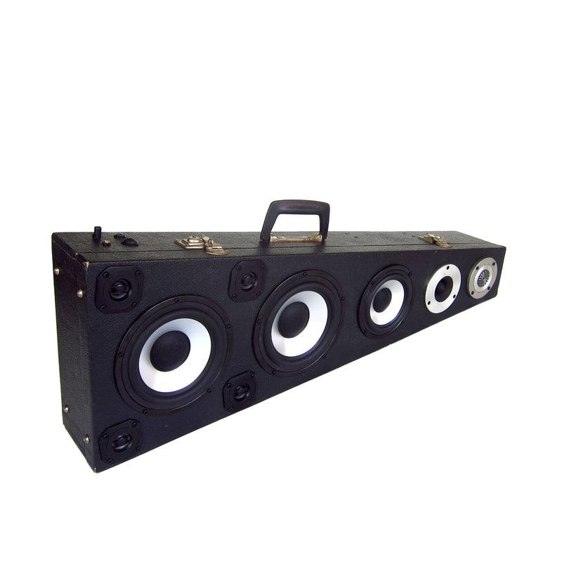 Ecuadorian Rock Star 200 Watt BoomCase - Vintage Suitcase BoomBox Suitcase Speaker w/ Bluetooth