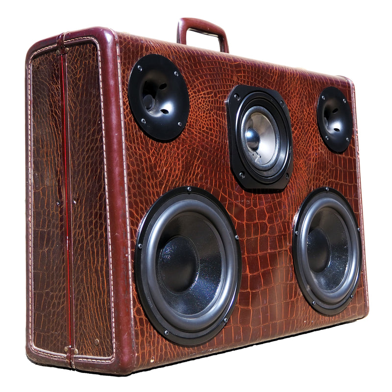 Vintage Suitcase BoomBox Speaker BoomCase Luggage