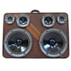 Grizzly Gold 400 Watt BoomCase - Vintage Suitcase BoomBox Suitcase Speaker w/ Bluetooth