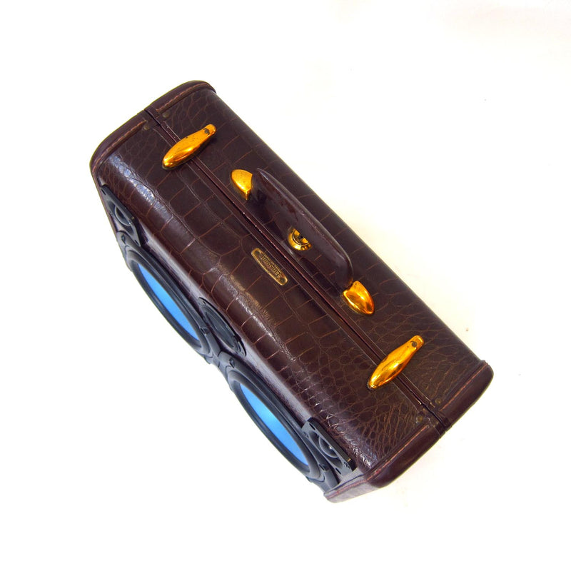 Mighty Gator 200 Watt BoomCase - Vintage Suitcase BoomBox Suitcase Speaker w/ Bluetooth