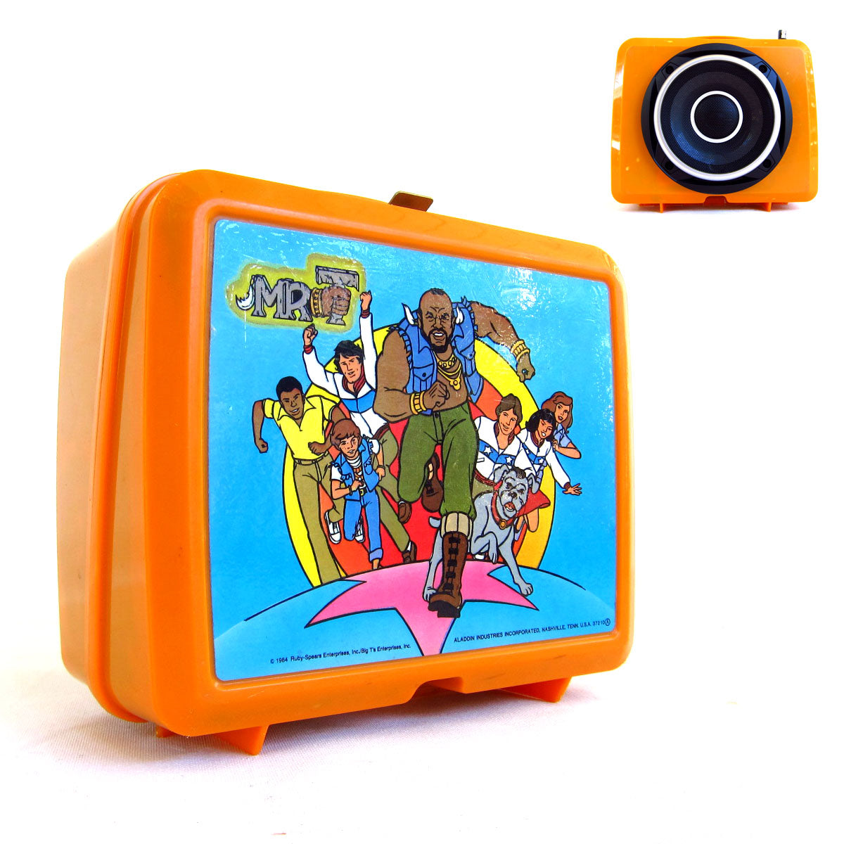 Mr.T Lunch Boom 50 Watt BoomCase - Vintage Suitcase BoomBox Suitcase Speaker w/ Bluetooth