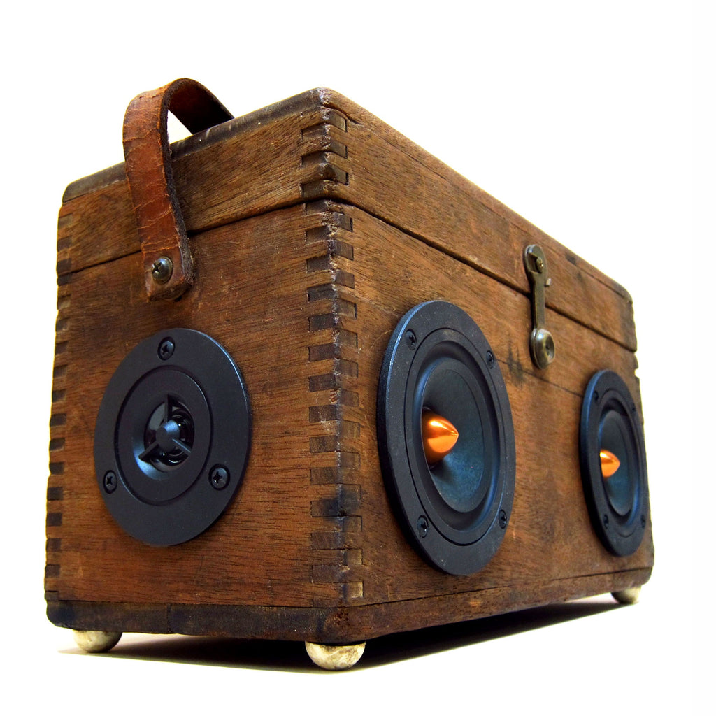The Prospector 50 Watt BoomCase - Vintage Suitcase BoomBox Suitcase Speaker w/ Bluetooth