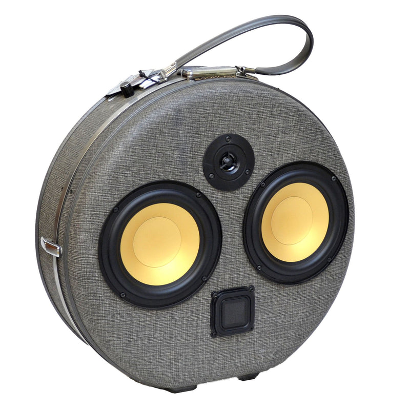 BomberMan II 100 Watt BoomCase - Vintage Suitcase BoomBox Suitcase Speaker w/ Bluetooth