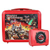 Vintage Transformers Lunch Box BoomBox Speaker BoomCase Bluetooth Red