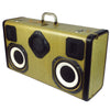Tweedly Blaster 200 Watt BoomCase - Vintage Suitcase BoomBox Suitcase Speaker w/ Bluetooth