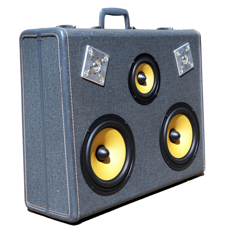 Vintage Suitcase BoomBox Speaker BoomCase Luggage