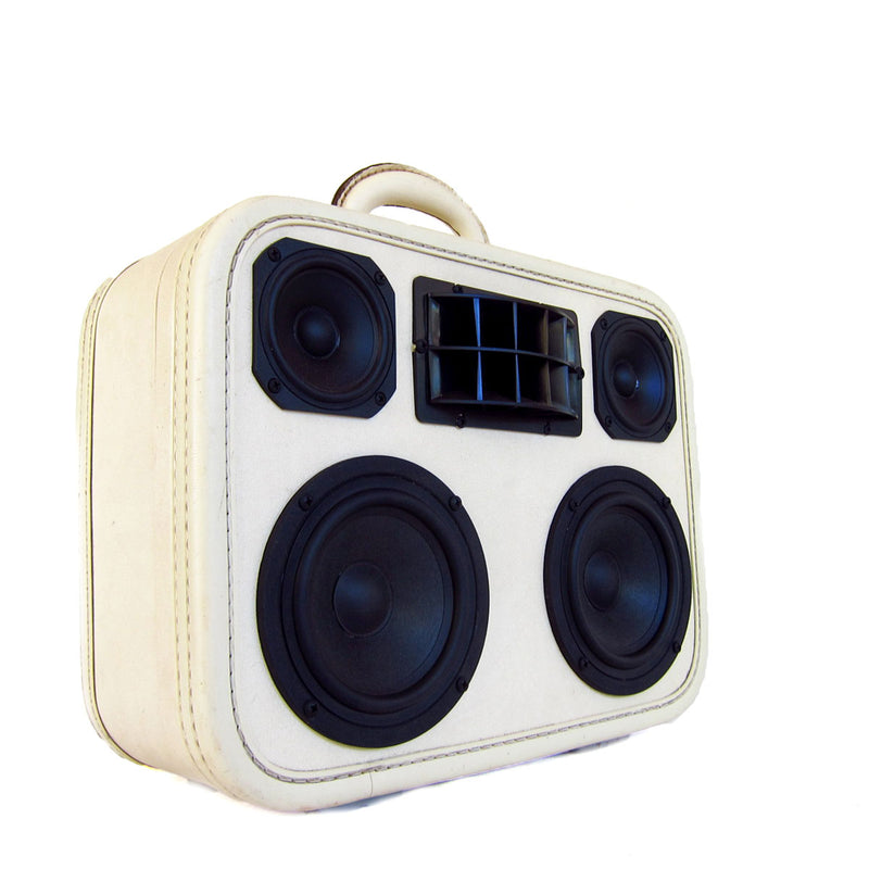 Oreo 200 Watt BoomCase - Vintage Suitcase BoomBox Suitcase Speaker w/ Bluetooth
